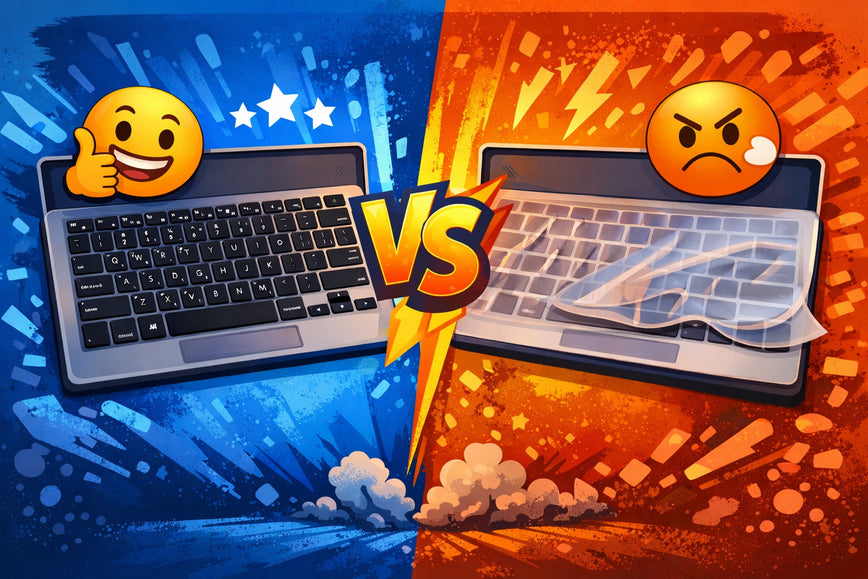 9 Raisons de Choisir des Stickers Clavier VS Silicone
