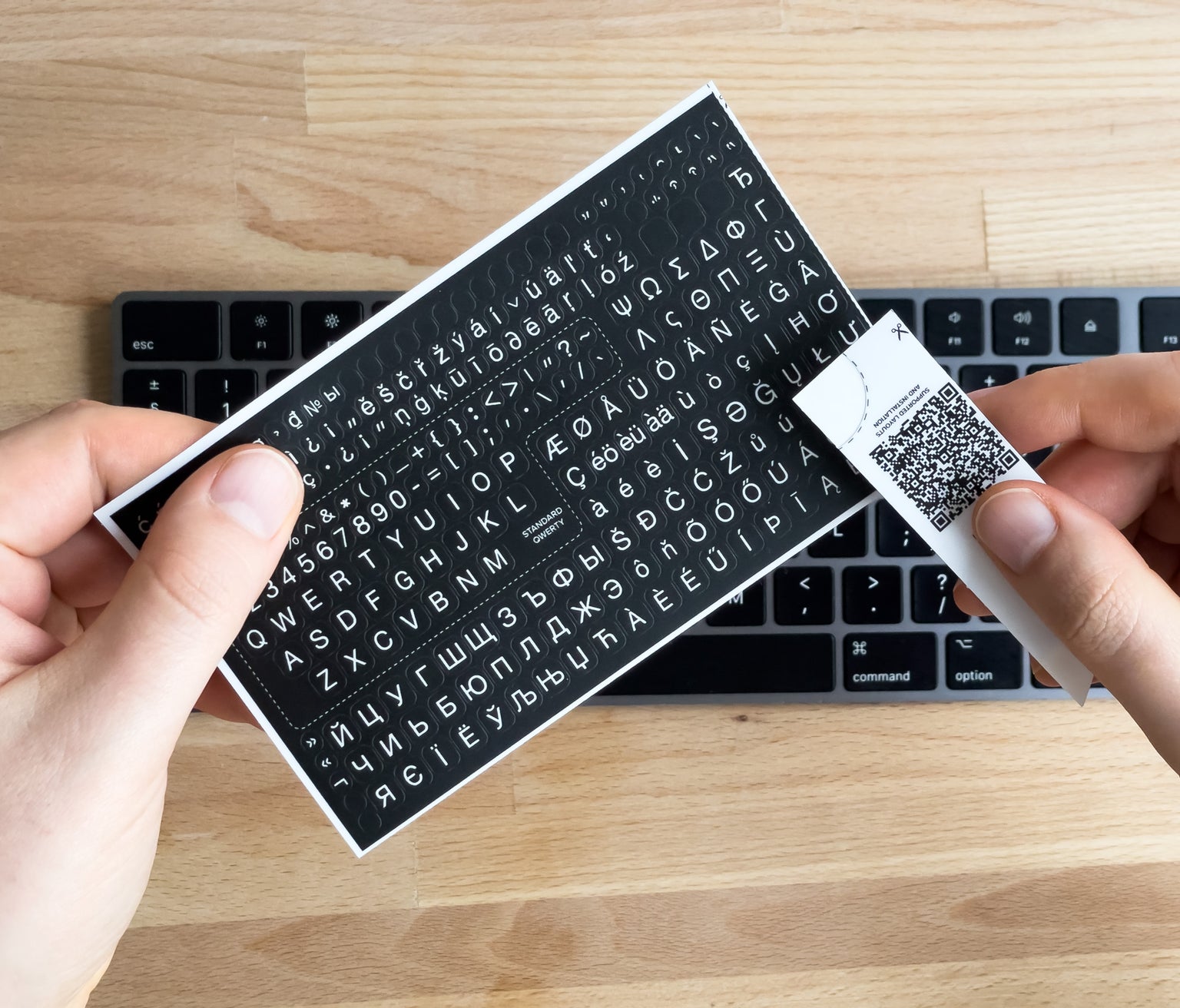 Autocollants Minimalistes Pour Clavier Keyshorts MINI (49 Langues) 1
