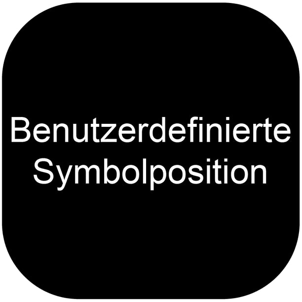 Benutzerdefinierte Symbolposition