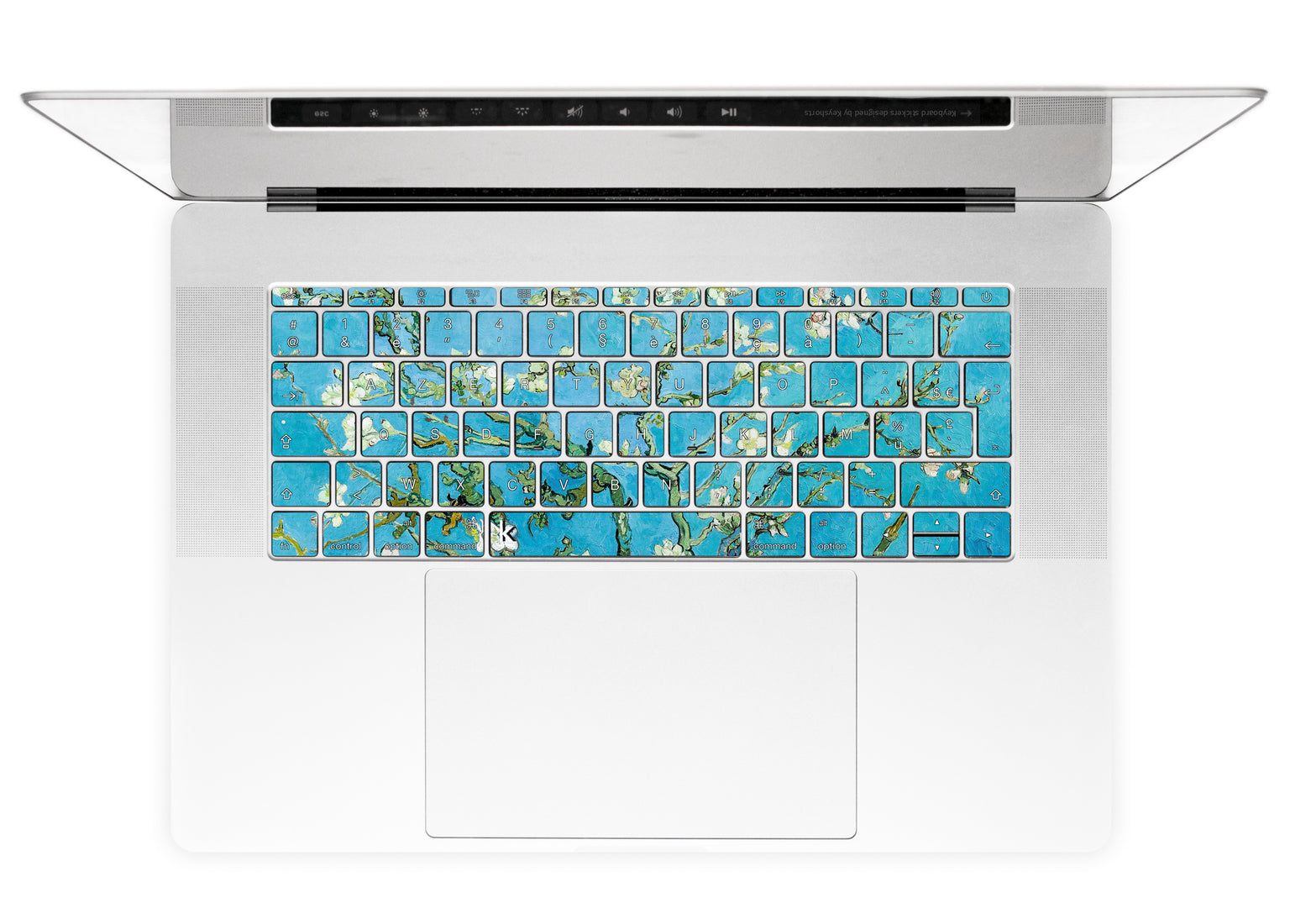 Blühende Mandeln von Van Gogh MacBook Tastaturaufkleber