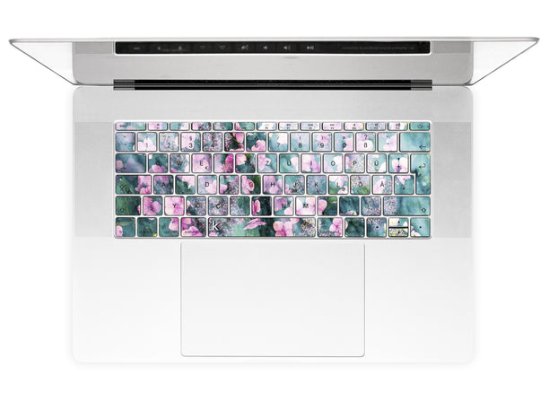 Botanischer Punk MacBook Tastaturaufkleber