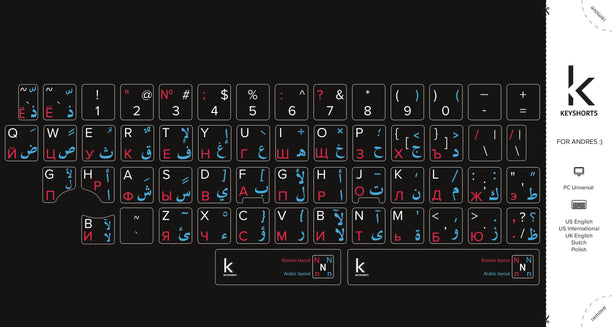 Benutzerdefinierte Tastaturaufkleber, echtes Projekt #1