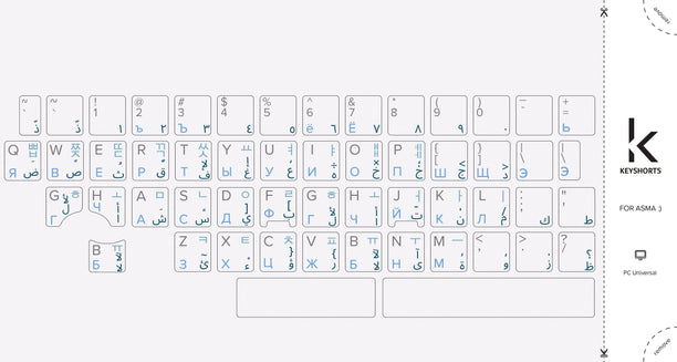 Benutzerdefinierte Tastaturaufkleber, echtes Projekt #3