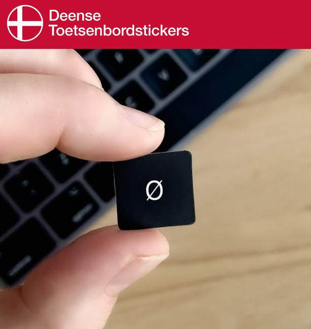 Deense Toetsenbordstickers
