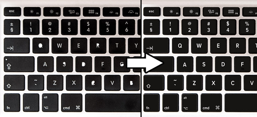Ersatz-Tastaturaufkleber für verblasste Tasten 2