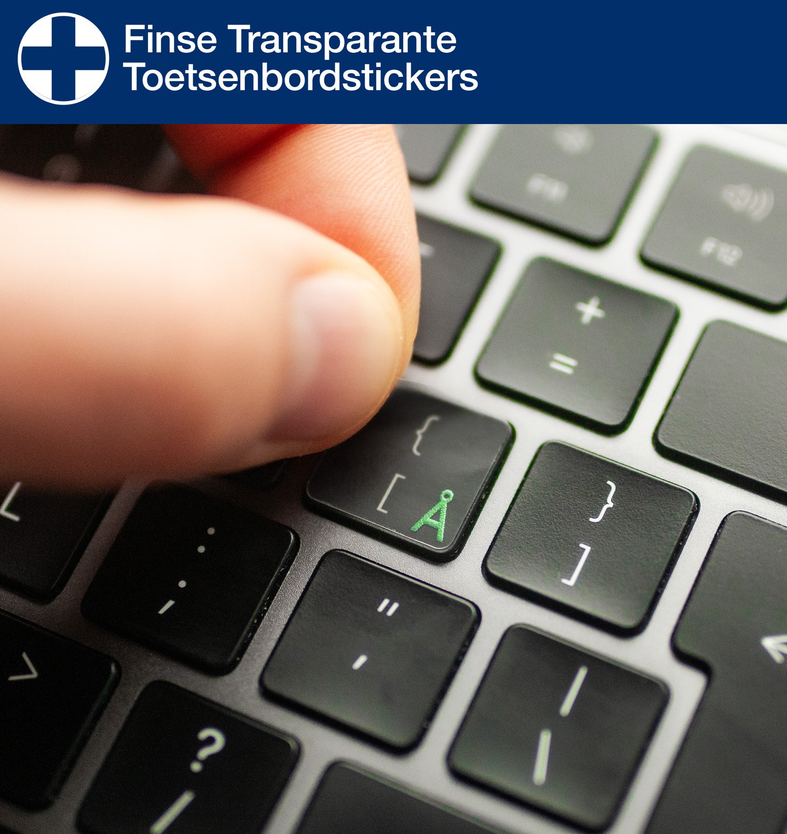Finse Transparante Toetsenbordstickers