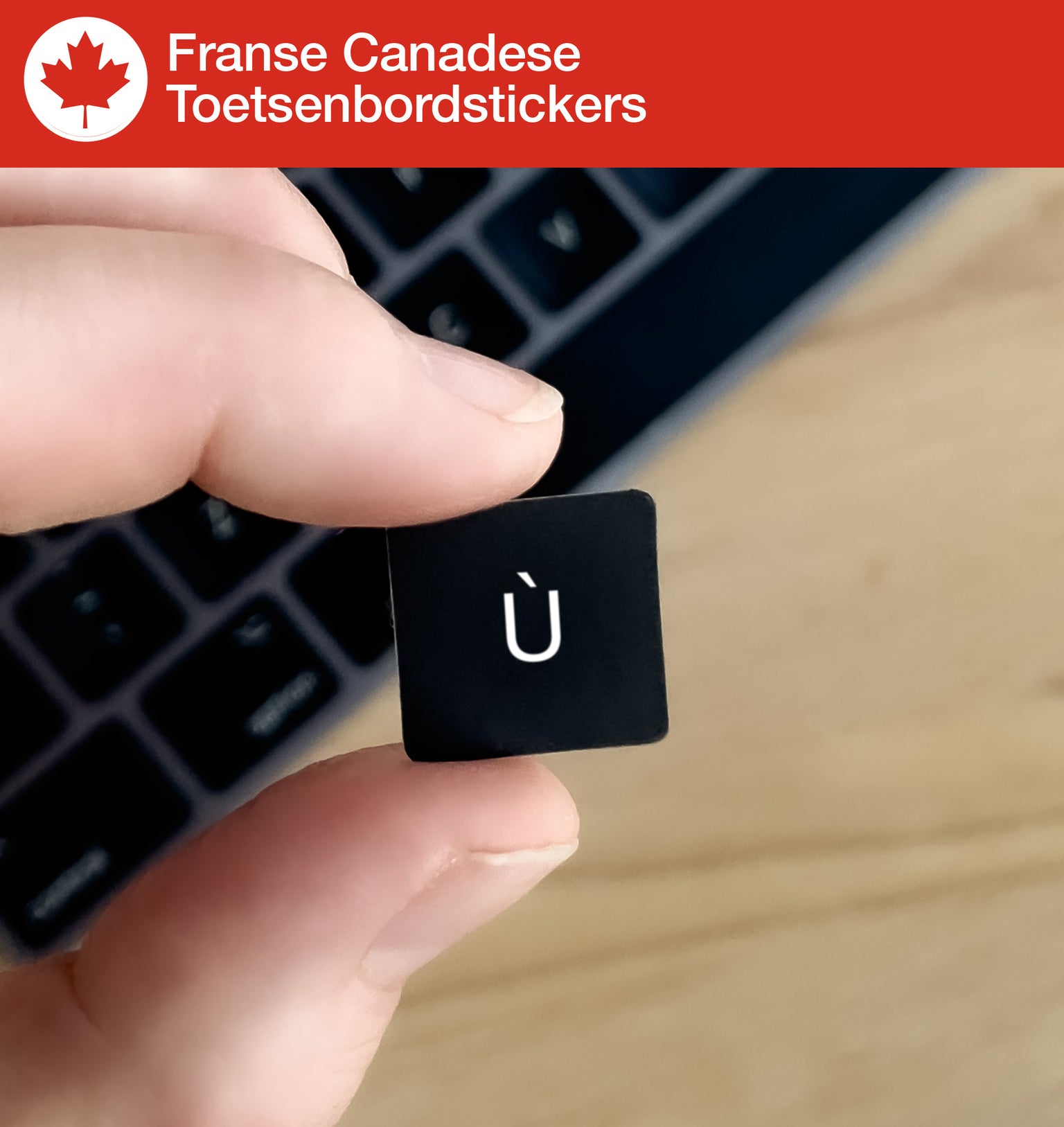 Franse Canadese Toetsenbordstickers