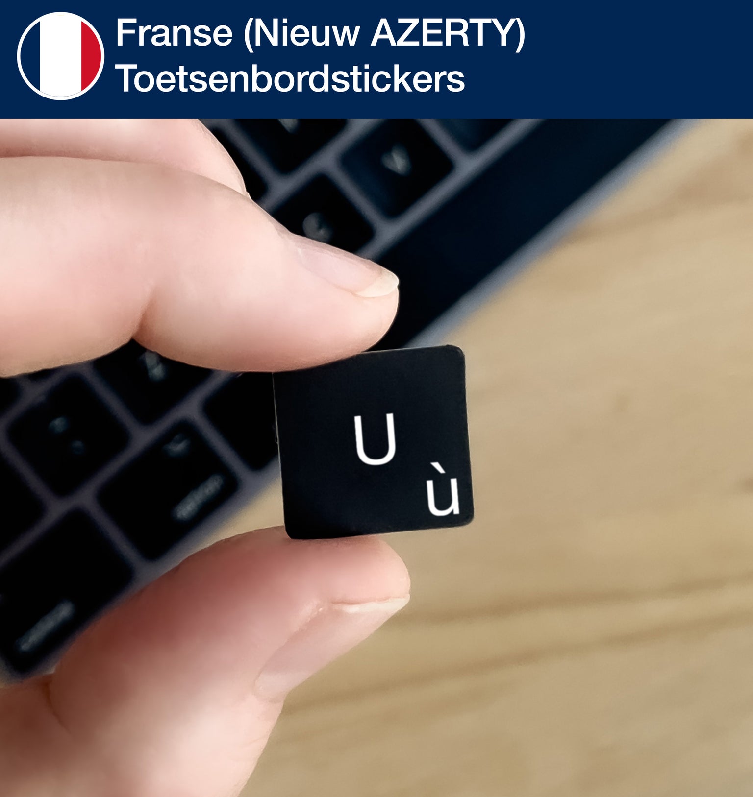 Franse (Nieuw AZERTY) Toetsenbordstickers