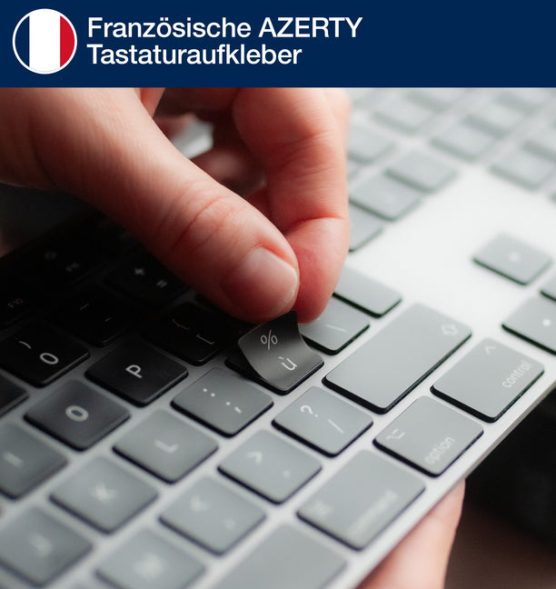 Französische AZERTY Tastaturaufkleber