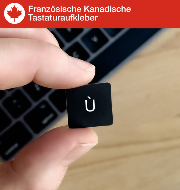Französische Kanadische Tastaturaufkleber