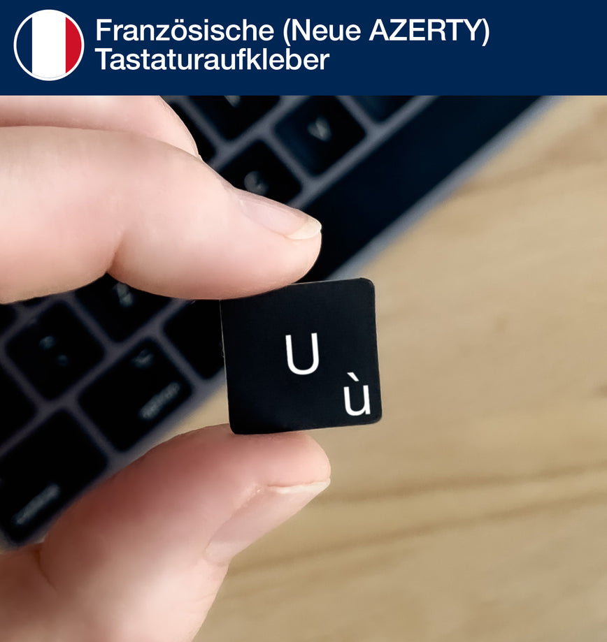 Franzosische Neue AZERTY Tastaturaufkleber