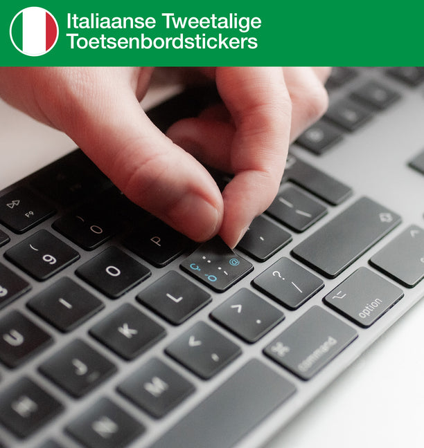 Italiaanse Tweetalige Toetsenbordstickers