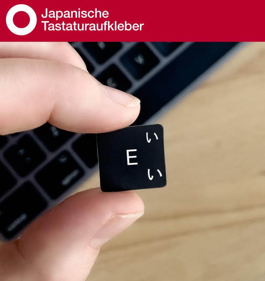 Japanische Tastaturaufkleber