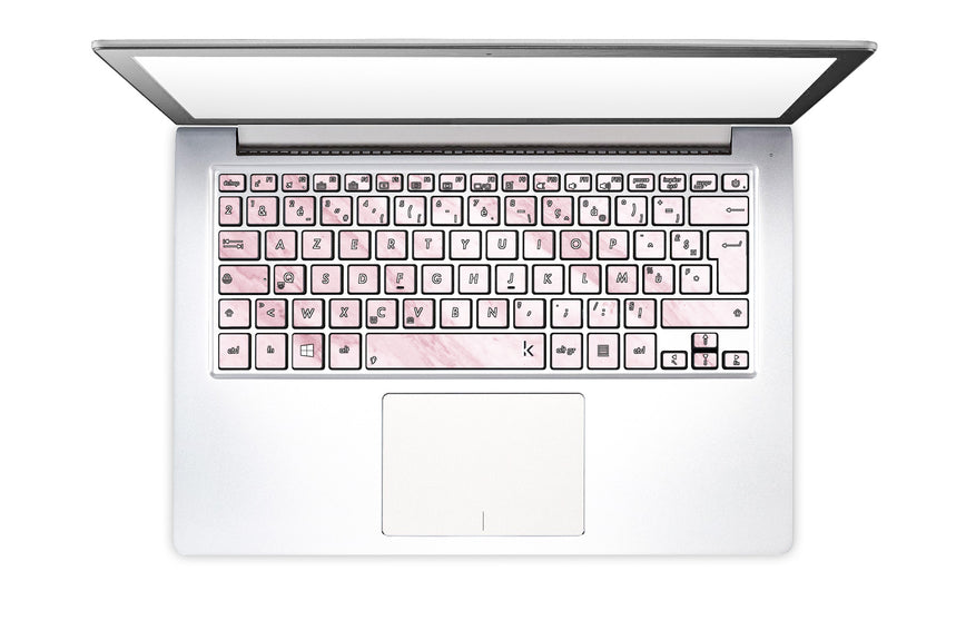 Marmor auf der Sonne Laptop Tastaturaufkleber