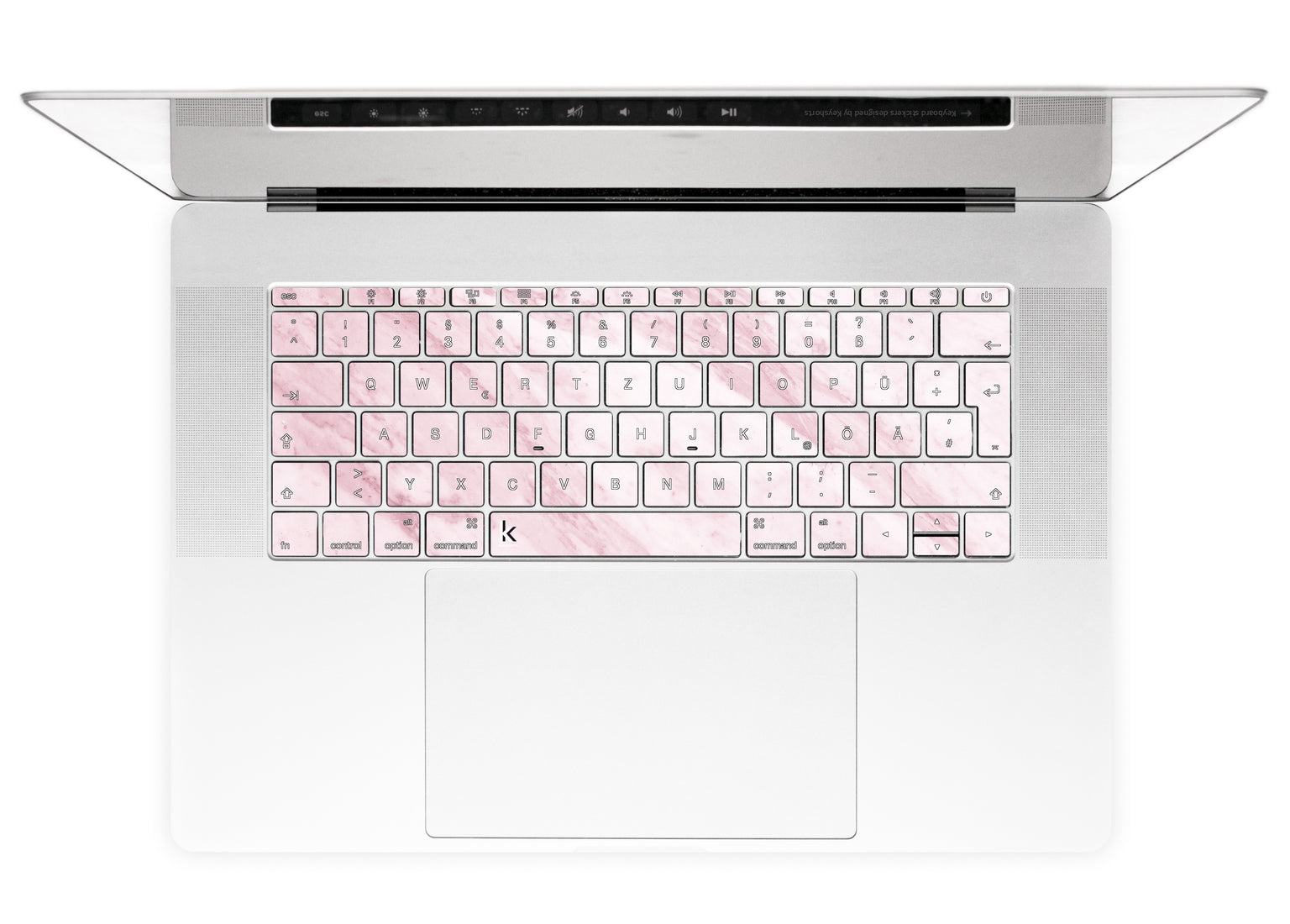 Marmor auf der Sonne MacBook Tastaturaufkleber