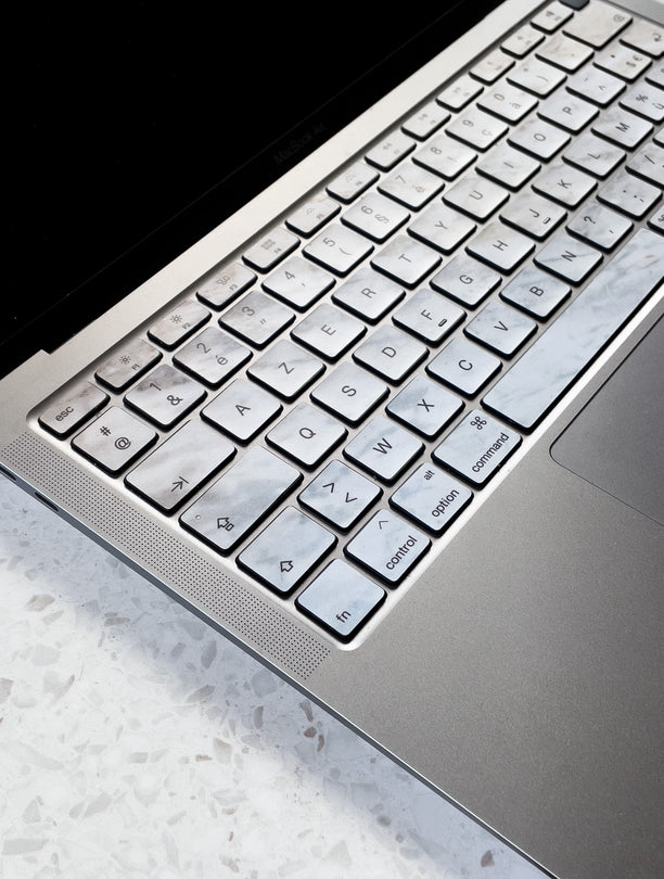 Monopoli Subtle Marble MacBook Toetsendbordstickers