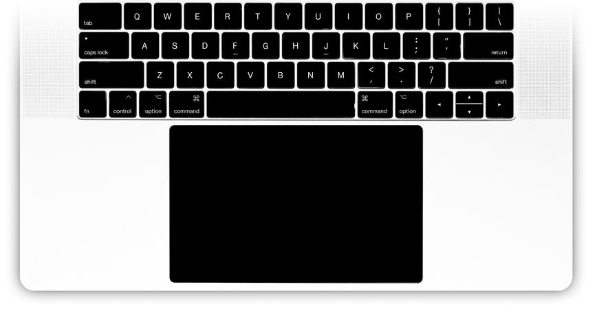 Nero Adesivo Per Trackpad MacBook