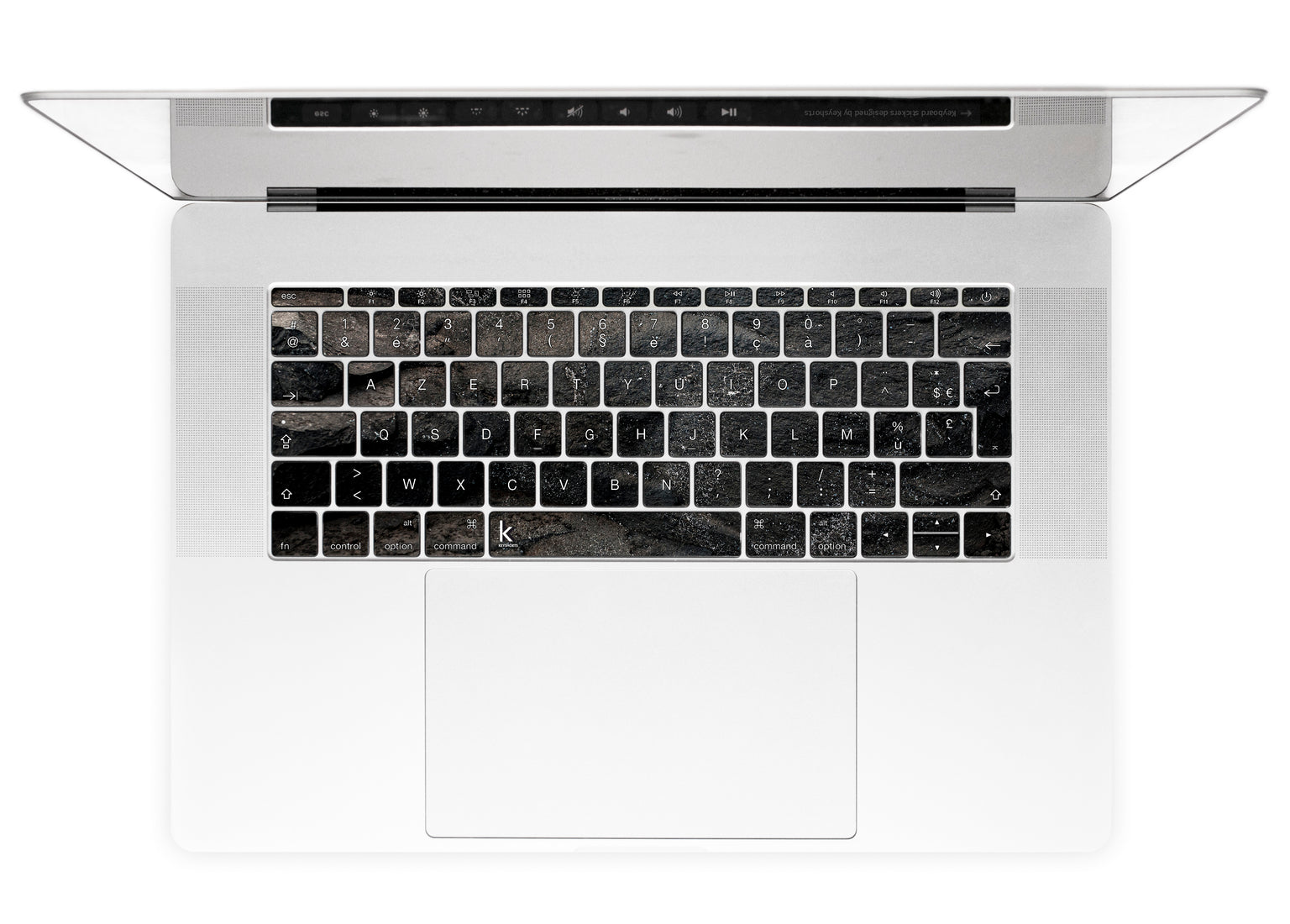 Nero Carbonio Adesivi Tastiera MacBook