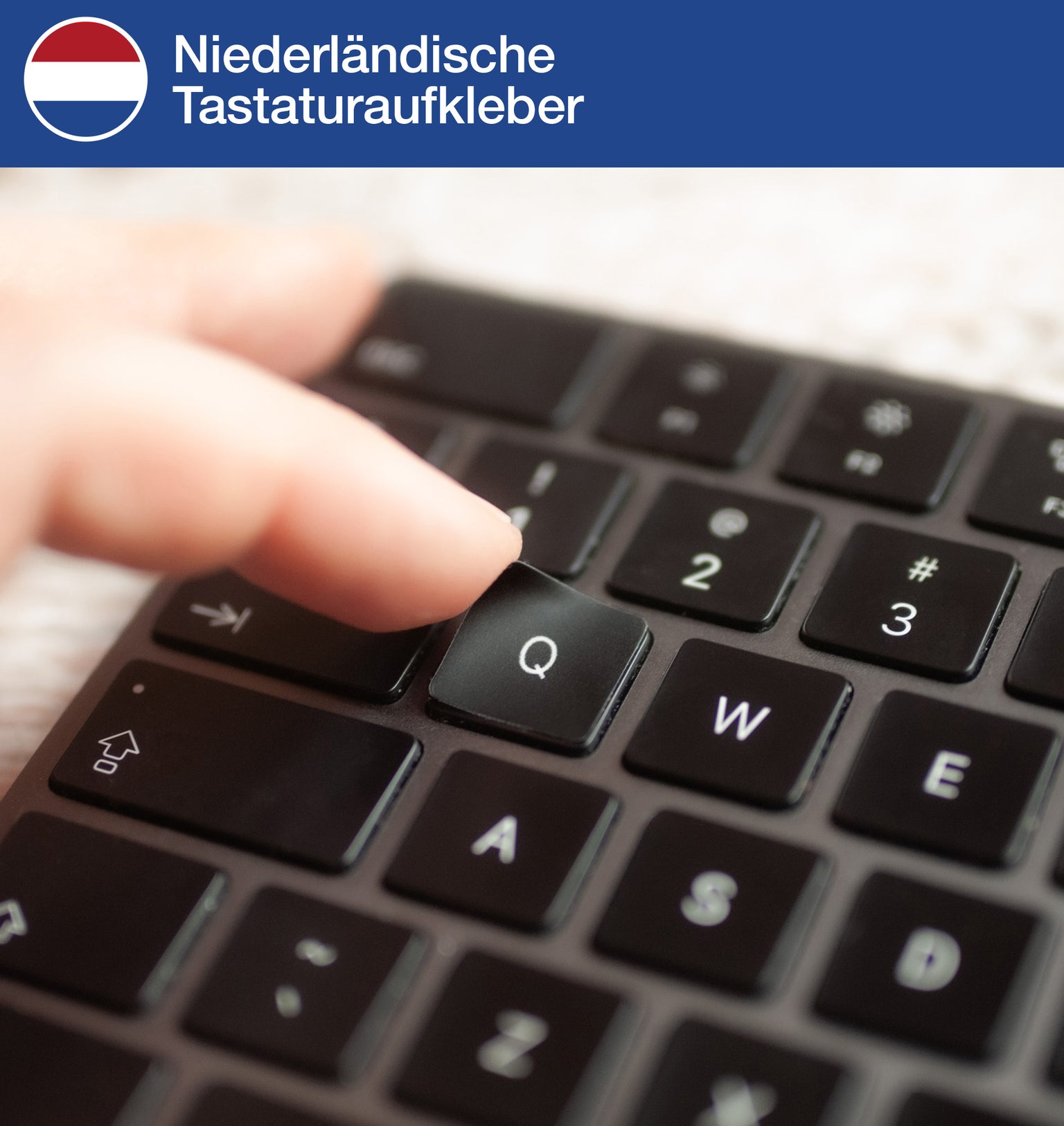 Niederländische Tastaturaufkleber