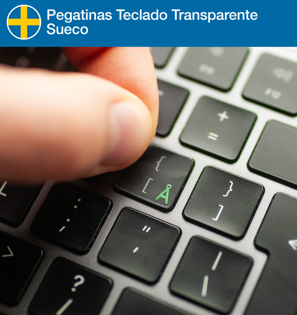 Adesivi Per Tastiera In Tedesco - Kit 7 Pezzi, Lettere Bianche Su Nero, Facili Da Applicare - Foto 12