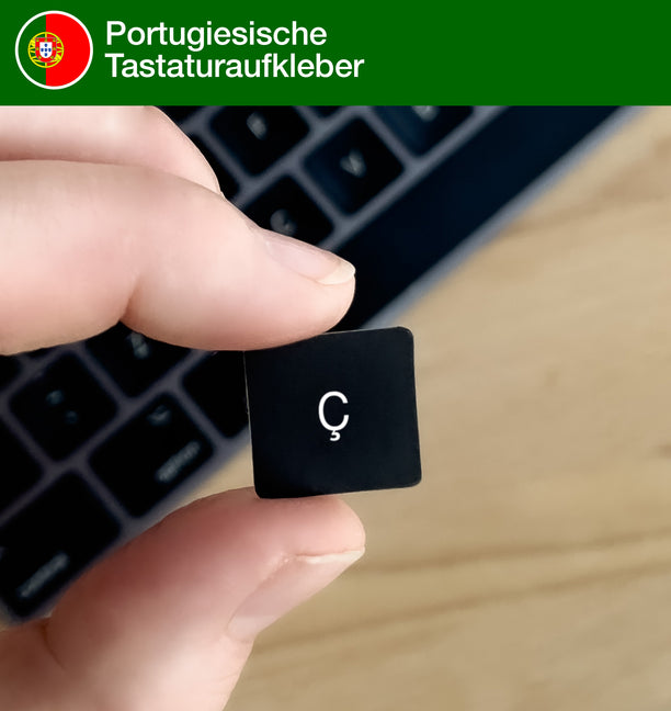 Portugiesische Tastaturaufkleber
