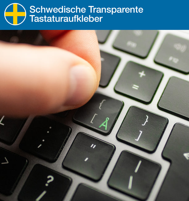 Schwedische Transparente Tastaturaufkleber