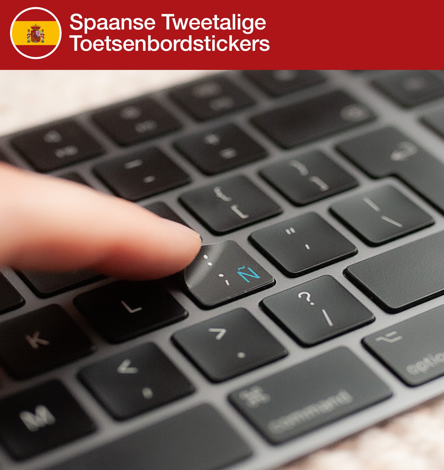 Spaanse Tweetalige Toetsenbordstickers