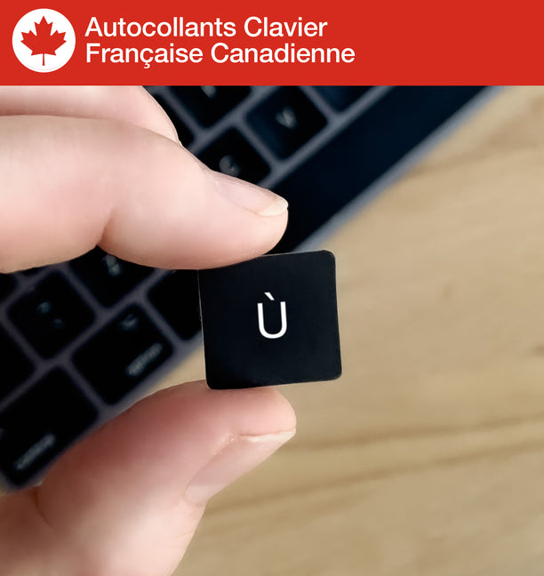 Stickers Autocollants Clavier Française Canadienne