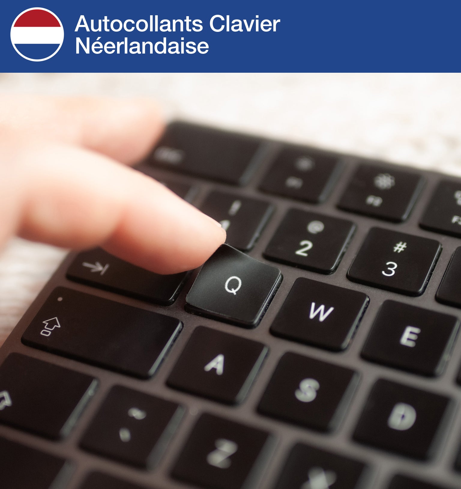 Stickers Autocollants Clavier Néerlandaise