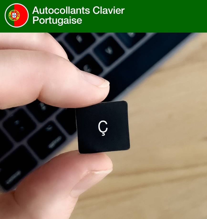 Stickers Autocollants Clavier Portugaise