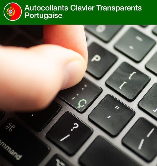 Stickers Autocollants Clavier Transparents Portugaise