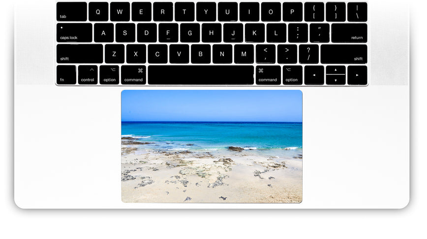 Strand von Fuerteventura MacBook-Trackpad-Aufkleber