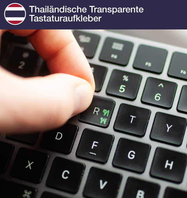 Thailändische Transparente Tastaturaufkleber
