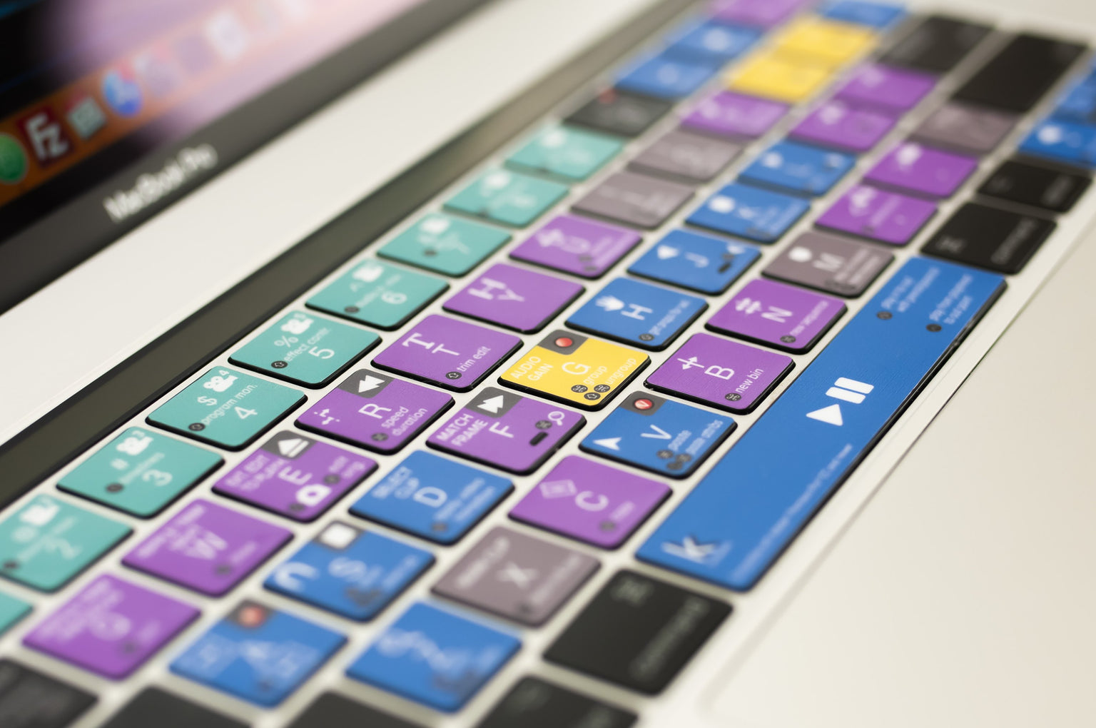 Toetsenbordstickers voor Adobe Premiere Pro CC 2