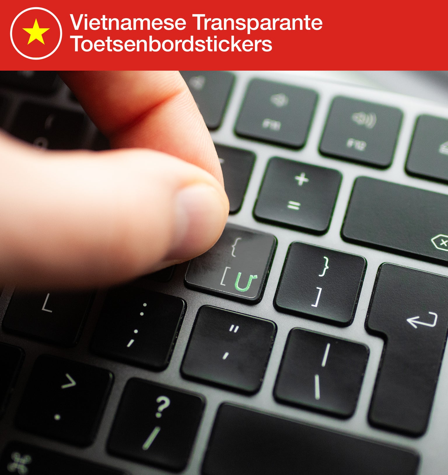 Vietnamese Transparante Toetsenbordstickers