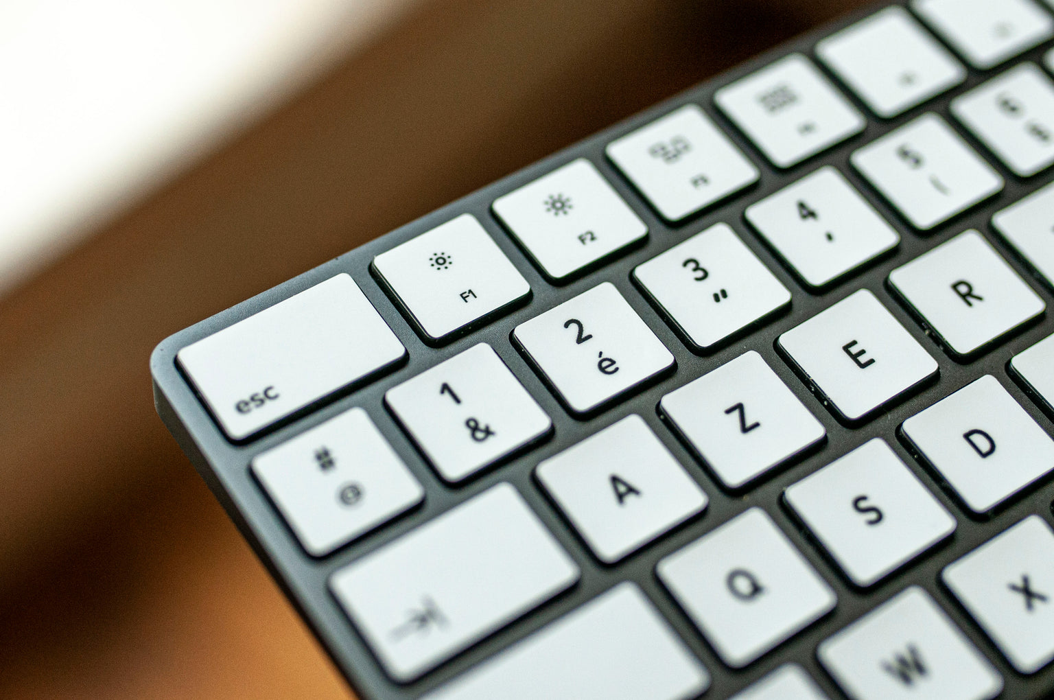 Witte MacBook Toetsenbordstickers 2