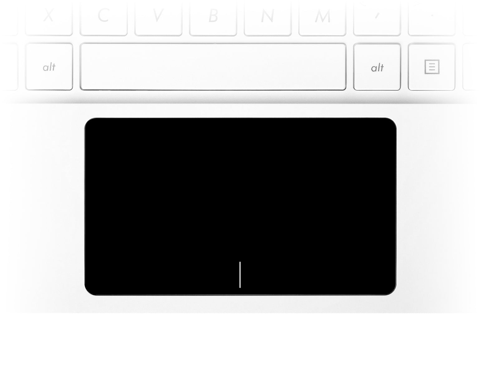Zwarte Laptop Trackpad Sticker