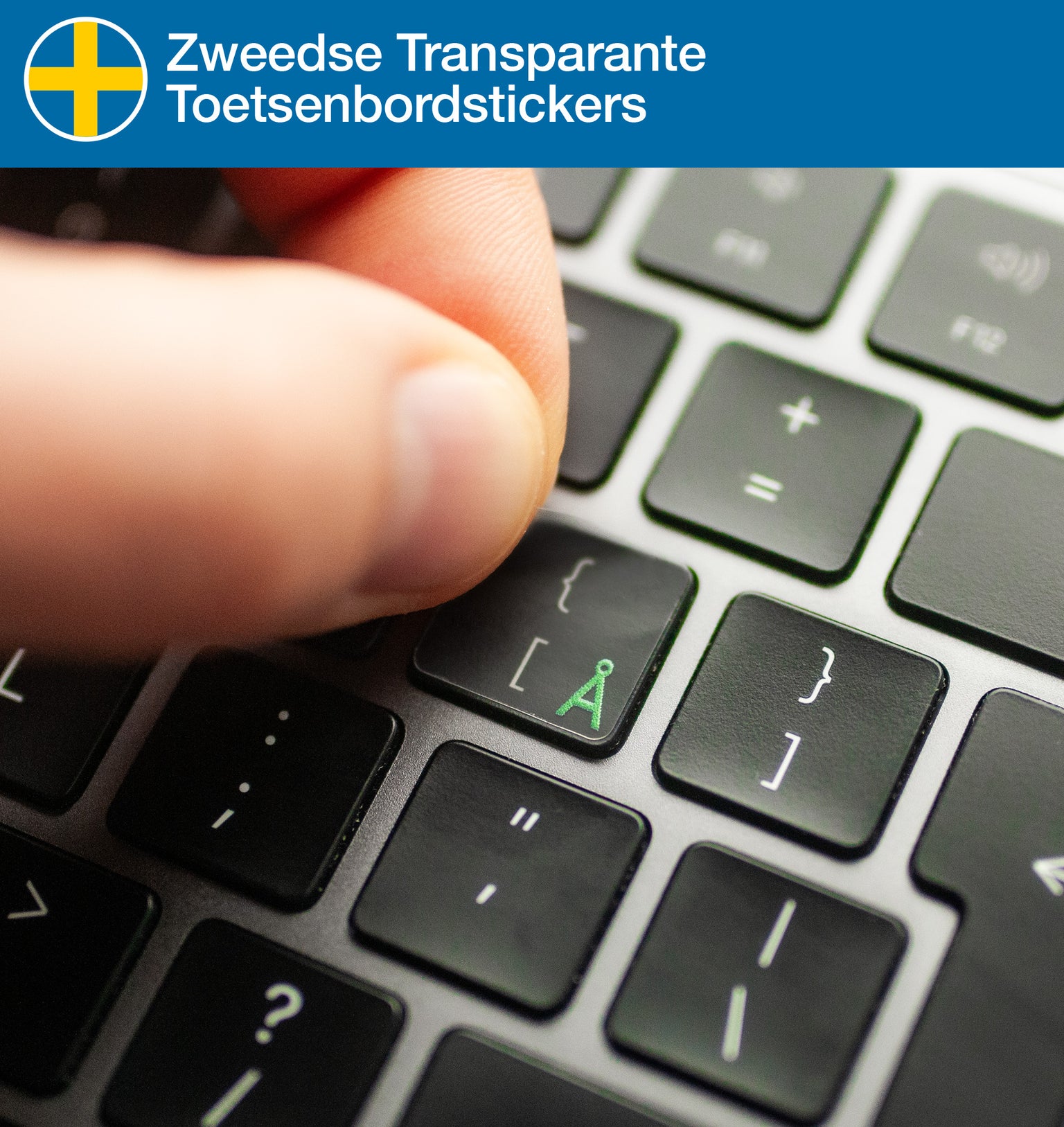 Zweedse Transparante Toetsenbordstickers