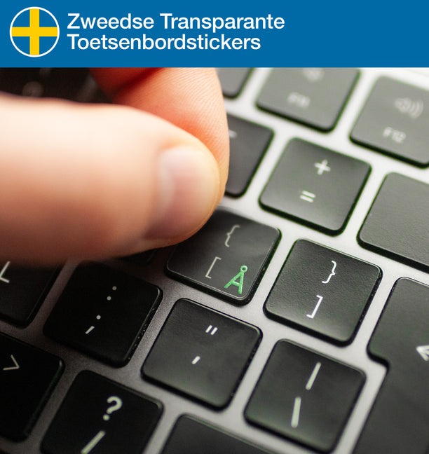 Zweedse Transparante Toetsenbordstickers