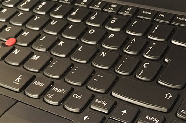 Schwarze Tastaturaufkleber mit weißer Beschriftung für jeden PC